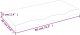 vidaXL Blat do łazienki, 80x40x(2-6) cm, surowe, lite drewno 8