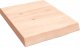 vidaXL Blat do łazienki, 40x50x(2-6) cm, surowe, lite drewno 1