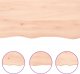vidaXL Blat do łazienki, 40x50x(2-6) cm, surowe, lite drewno 4