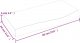 vidaXL Blat do łazienki, ciemnobrązowy, 60x30x(2-6) cm, lite drewno 7