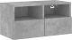 vidaXL 4-cz. zestaw mebli TV, szarość betonu, materiał drewnopochodny 7