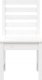 vidaXL vidaXL Krzesła ogrodowe, 2 szt., białe, 50x48x91,5 cm, drewno sosnowe 4