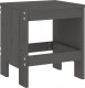 vidaXL vidaXL Stołki ogrodowe, 2 szt, szare, 40x36x45 cm, lite drewno sosnowe 5
