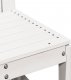 vidaXL vidaXL Krzesło ogrodowe, białe, 50,5x55x77 cm, lite drewno sosnowe 5