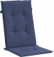 vidaXL Poduszki na krzesła z wysokim oparciem, 2 szt., granat, tkanina 4