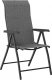 vidaXL vidaXL Składane krzesła ogrodowe, 4 szt., szare, polirattan 4
