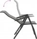vidaXL vidaXL Składane krzesła ogrodowe, 4 szt., szare, polirattan 9