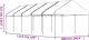vidaXL vidaXL Namiot ogrodowy z dachem, biały, 11,15x4,08x3,22 m, polietylen 5