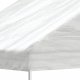 vidaXL vidaXL Namiot ogrodowy z dachem, biały, 6,69x4,08x3,22 m, polietylen 4