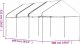 vidaXL vidaXL Namiot ogrodowy z dachem, biały, 6,69x4,08x3,22 m, polietylen 5