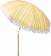 Beliani Parasol ogrodowy 150 cm żółty z białym MONDELLO 5
