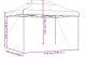 vidaXL Składany namiot imprezowy typu pop-up pomarańcz, 410x279x315 cm 9