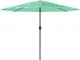 vidaXL vidaXL Parasol ogrodowy na stalowym słupku, zielony, 388x388x248 cm 4