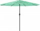 vidaXL vidaXL Parasol ogrodowy na stalowym słupku, zielony, 388x388x248 cm 5