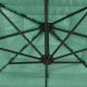 vidaXL vidaXL Parasol ogrodowy na stalowym słupku, zielony, 388x388x248 cm 7