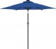 vidaXL vidaXL Parasol ogrodowy LED, stalowy słupek, lazurowy, 225x225x212 cm 6