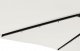 vidaXL vidaXL Parasol ogrodowy z LED, stalowy słupek, biały, 225x225x212 cm 9