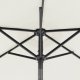vidaXL vidaXL Parasol ogrodowy na stalowym słupku, biały, 225x225x212 cm 9