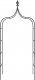 vidaXL Pergole ogrodowe, 2 szt., czarne, 120x38x260 cm, stalowe 3