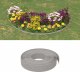 vidaXL Obrzeża ogrodowe, 5 szt., szare, 10 m, 10 cm, polietylen 1
