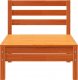 vidaXL Ogrodowe sofy bez podłokietników, 2 szt., woskowy brąz, sosna 5