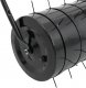 vidaXL Walec do trawnika z aeratorem, czarny, 42 L, żelazo i stal 6