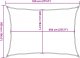 vidaXL Żagiel przeciwsłoneczny, piaskowy, 7x5 m, 100% poliester 10