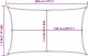 vidaXL Żagiel przeciwsłoneczny, piaskowy, 8x5 m, 100% poliester 10