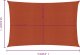 vidaXL Żagiel przeciwsłoneczny, 160 g/m, terakotowy, 3,5x5 m, HDPE 5