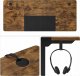 Biurko Songmics Biurko Elektryczne Z Regulacją Wysokości, 60 X 140 X (72-120) Cm, W Pełni Regulowane, Płyta Łączona, Funkcja Pamięci Z 4 Wysokoś 12