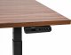 Biurko Beliani Destin III Brązowo-Czarne 120 cm x 72 cm 4