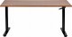 Biurko Beliani DESTIN IV Brązowo-Czarne 160 cm x 72 cm 3