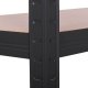 Springos Regał metalowy z 5 półkami 150x75x30cm 675kg do garażu, piwnicy, czarny UNIWERSALNY 4