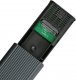 Kieszeń Qoltec Obudowa na dysk M.2 SSD | NVMe | PCIe | USB3.1 | 10Gb/s | 4TB | Grafit 3