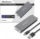 Kieszeń Qoltec Mini obudowa na dysk M.2 SSD | NVMe | PCIe | USB3.1 | Super speed10Gb/s | 2TB | Srebrna 2