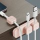 Uniq UNIQ Pod Mag magnetyczny organizer do kabli + baza różowy/blush pink 11