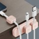 Uniq UNIQ Pod Mag magnetyczny organizer do kabli + baza różowy/blush pink 7