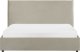 Beliani Łóżko z pojemnikiem welurowe 160 x 200 cm beżowoszare LAVAUR 6