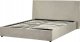Beliani Łóżko z pojemnikiem welurowe 160 x 200 cm beżowoszare LAVAUR 7