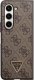 Guess Guess GUHCZFD5P4TDPW F946 Z Fold5 brązowy/brown hardcase Leather 4G Triangle Strass 2