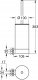 Grohe Szczotka toaletowa SELECTION (komplet) Phantom black 3