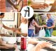 Alogy Ściskacz grip do ćwiczeń dłoni rąk regulowany 10-100 kg trening sport rehabilitacja z wyświetlaczem licznik Czarny 6