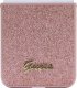 Guess Etui Guess GUHCZF5HGGSHP Samsung Galaxy Z Flip 5 hardcase Glitter Script różowy/pink 4