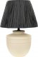 Lampa stołowa Beliani Lampa stołowa ceramiczna beżowa TIGRE 1