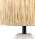 Lampa stołowa Beliani Lampa stołowa ceramiczna biała JUBONES 2