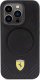 Ferrari FEHMP15LPTEK iPhone 15 Pro 6.1" czarny/black hardcase Carbon Metal Logo MagSafe 11