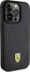 Ferrari FEHMP15LPTEK iPhone 15 Pro 6.1" czarny/black hardcase Carbon Metal Logo MagSafe 12