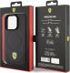 Ferrari FEHMP15LPTEK iPhone 15 Pro 6.1" czarny/black hardcase Carbon Metal Logo MagSafe 16