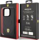 Ferrari FEHMP15LPTEK iPhone 15 Pro 6.1" czarny/black hardcase Carbon Metal Logo MagSafe 24
