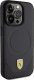 Ferrari FEHMP15LPTEK iPhone 15 Pro 6.1" czarny/black hardcase Carbon Metal Logo MagSafe 4